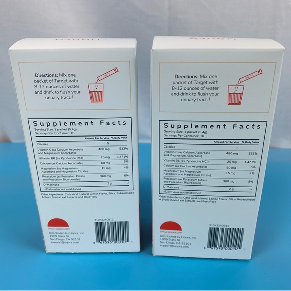 Uqora Other Uqora Target 2 Boxes Packets Each Prevents Utis Flush